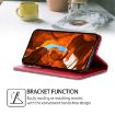 Realme P3 Ultra 5G Red Cow Texture Magnetic Leather Phone Case - 3