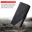 Xiaomi 14 Ultra Black Leather Phone Case - Skin Feel Splicing Design - 4
