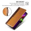 OPPO Find X8 Ultra 5G Leather Phone Case - Dark Brown & Gold - 6