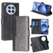 OPPO Find X8s 5G Leather Phone Case - Black/Grey Contrast Buckle - 1