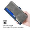 OPPO Find X8s+ 5G Leather Phone Case - Blue/Grey Contrast Buckle - 5