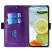 OPPO Find X8s+ 5G Leather Phone Case - Purple/Rose Red Contrast - 3