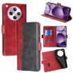 OPPO Find X8s+ 5G Leather Phone Case, Contrast Color, Red/Black - 1