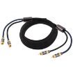 EMK 5m RCA Male to Male Gold Plated Audio Cable for TV/Amplifier/DVD - 3
