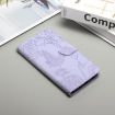 OPPO A5x 4G/5G Global Butterfly Embossed Flip Leather Case - Purple - 2