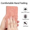 OPPO A5x 4G/5G Global Butterfly Embossed Flip Leather Case Pink - 7