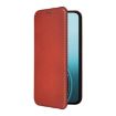 OPPO Reno14 5G Global Brown Carbon Fiber Texture Flip Leather Case - 2