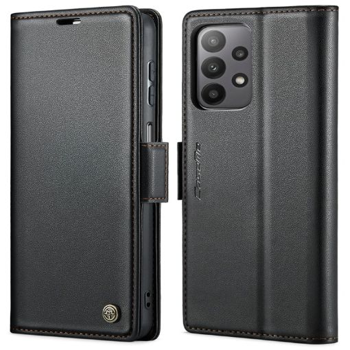 Samsung Galaxy A23 CaseMe 023 Leather Phone Case Black RFID Anti-theft - 1
