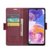 Samsung Galaxy A23 CaseMe 023 Butterfly Buckle RFID Leather Case Red - 4