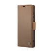 Samsung Galaxy S22 Ultra 5G CaseMe 023 Leather RFID Phone Case Brown - 2
