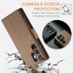 Samsung Galaxy S23 Ultra 5G CaseMe 023 Leather RFID Phone Case Brown - 6