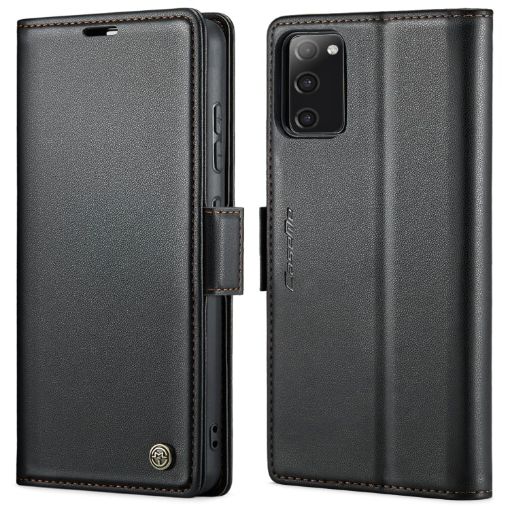Samsung Galaxy S20 FE CaseMe 023 Butterfly Buckle Leather Case Black - 1