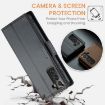 Samsung Galaxy S21 FE 5G CaseMe 023 Leather RFID Anti-theft Case Black - 6