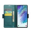 Samsung Galaxy S21 FE 5G CaseMe 023 RFID Leather Case - Pearly Blue - 4