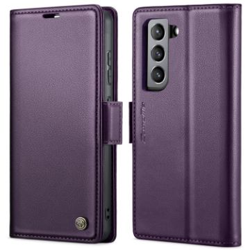Samsung Galaxy S21 FE 5G CaseMe 023 Butterfly Leather Case Pearly Purple - 1