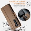 Samsung Galaxy S21+ 5G CaseMe 023 Leather RFID Phone Case (Brown) - 6