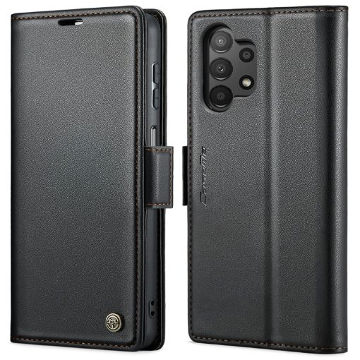 Samsung Galaxy A13/A04s/M13 CaseMe 023 Butterfly RFID Leather Case Black - 1