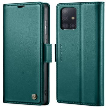 Samsung Galaxy A51/M40s CaseMe 023 Butterfly Buckle RFID Leather Case - 1