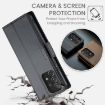 Samsung Galaxy A72 CaseMe 023 Leather Phone Case Black RFID Anti-theft - 6
