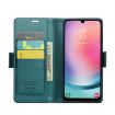 Samsung Galaxy A24 4G CaseMe 023 Butterfly RFID Leather Case Blue - 4