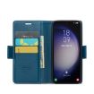 Samsung Galaxy S24 CaseMe 023 Butterfly Buckle RFID Leather Case Blue - 4