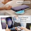 Samsung Galaxy S24 CaseMe 023 Butterfly Buckle Leather Case - Pearly Purple - 7