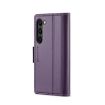 Samsung Galaxy S24+ CaseMe 023 Butterfly Buckle RFID Leather Case Purple - 3