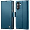 Samsung Galaxy A05s CaseMe 023 Butterfly Buckle RFID Leather Case Blue - 1