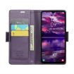 Samsung Galaxy A05s CaseMe 023 Butterfly Buckle RFID Leather Case Purple - 4
