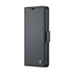 Samsung Galaxy A55 CaseMe 023 Butterfly Buckle RFID Leather Case Black - 2