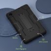 TCL Tab 8 LE/WiFi Silicone Hybrid PC Tablet Case with Holder - Black - 2