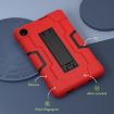 TCL Tab 8 LE/WiFi Red Black Silicone Hybrid PC Case with Holder - 2