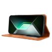 Infinix GT 30 Pro 5G Brown Leather Phone Case with Magnetic Buckle - 5