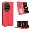 Huawei nova 14 Pro 5G Red Leather Phone Case with Magnetic Buckle - 1