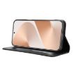 Huawei Pura 80 5G Leather Phone Case - Magnetic Buckle, Retro Texture, Black - 5