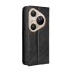 Huawei Pura 80 Pro/Pro+ 5G Black Leather Magnetic Phone Case Retro - 3