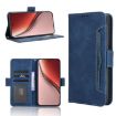 Realme P3 Ultra 5G Blue Leather Phone Case with Card Slots - 1