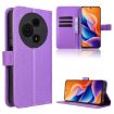 TCL 605/60 SE Purple Diamond Texture Leather Phone Case - 1