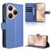Huawei Pura 80 5G Blue Diamond Texture Leather Phone Case - 1