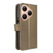 Huawei Pura 80 5G Brown Diamond Texture Leather Phone Case - 3