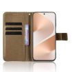 Huawei Pura 80 5G Brown Diamond Texture Leather Phone Case - 4