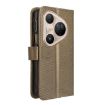 Huawei Pura 80 Pro 5G/80 Pro+ 5G Brown Leather Phone Case - 3
