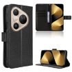 Huawei Pura 80 Ultra 5G Black Diamond Texture Leather Phone Case - 1