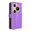 Huawei Pura 80 Ultra 5G Purple Diamond Texture Leather Phone Case - 3