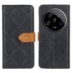 Xiaomi 14 Ultra Black European Floral Embossed Leather Phone Case - 1