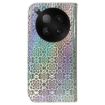 Infinix Zero 40 4G/5G Silver Leather Phone Case with Magnetic Buckle - 3
