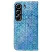 Tecno Camon 40 Blue Leather Phone Case with Magnetic Buckle - 3