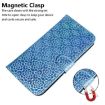 Tecno Camon 40 Blue Leather Phone Case with Magnetic Buckle - 6