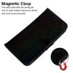 Tecno Spark 30 4G Black Leather Magnetic Buckle Phone Case - 6