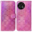 Tecno Spark 30 Pro Pink Magnetic Buckle Leather Phone Case - 1